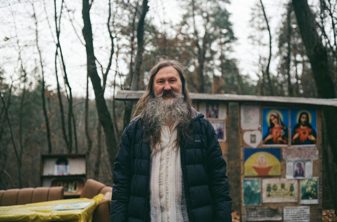 Portrait of a bearded man smiling